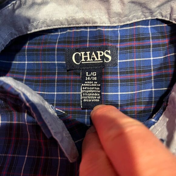 Boys Chaps Button Up Shirt - Picture 7 of 11